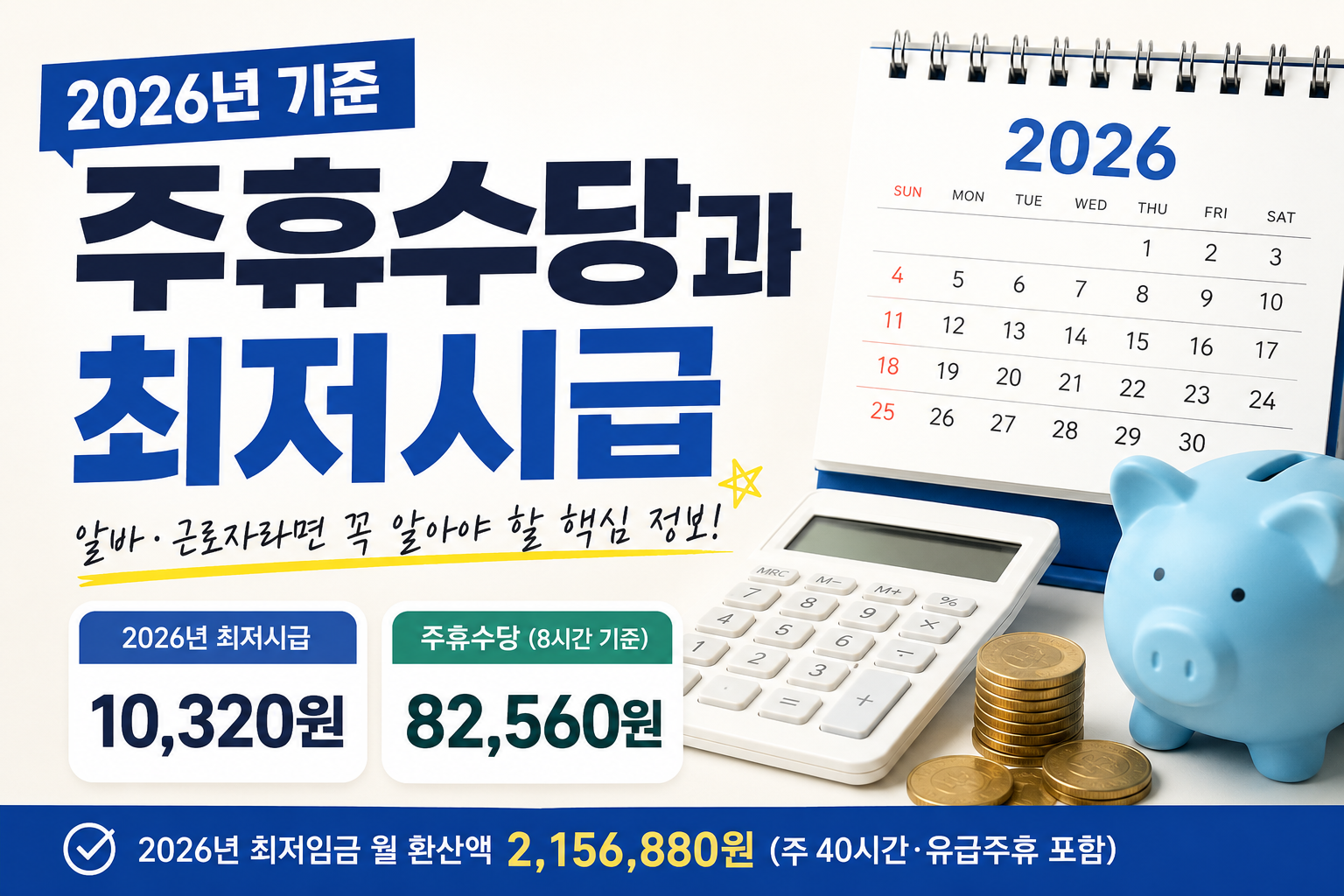 2026 주휴수당